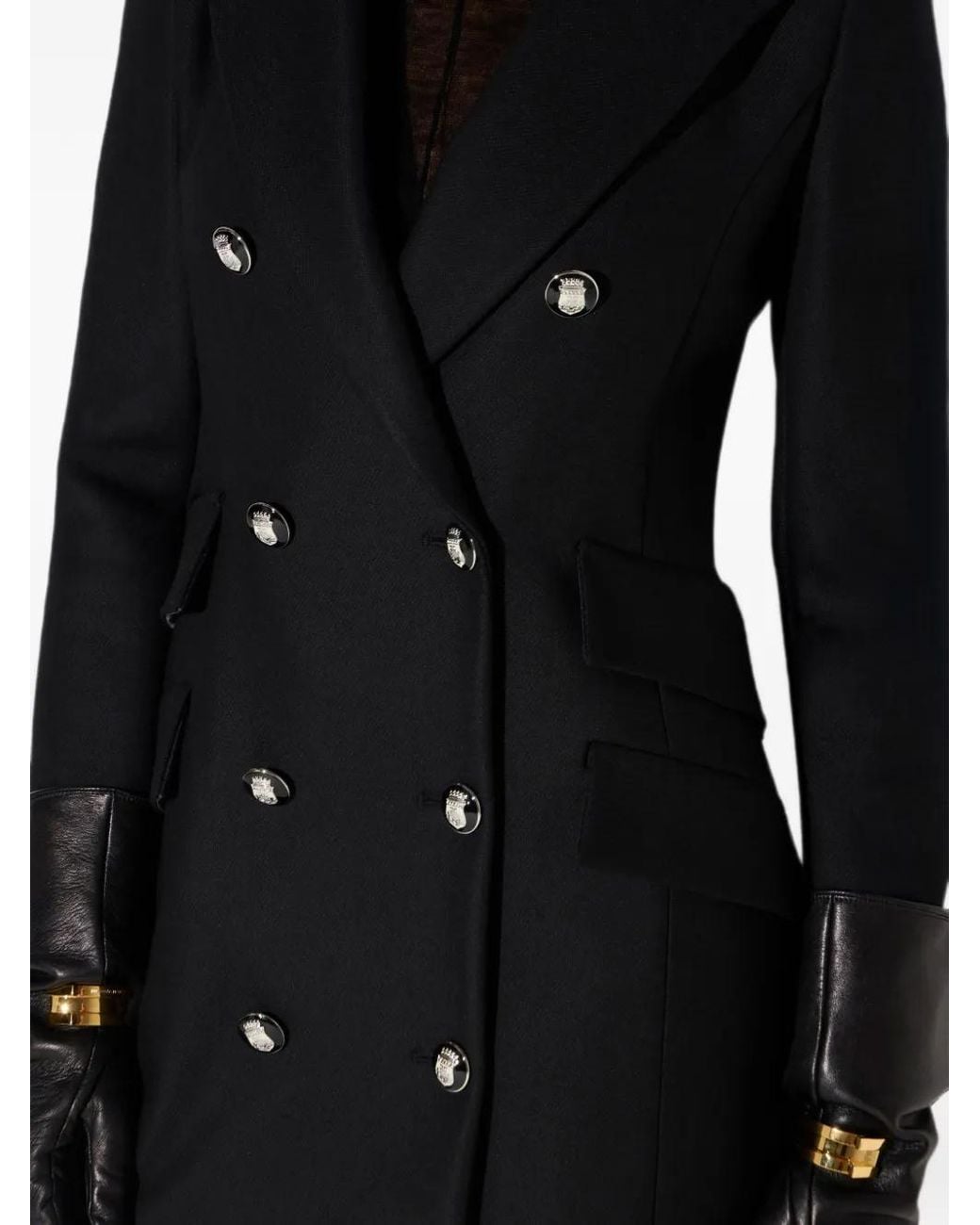 Elisabetta Franchi Black Coat