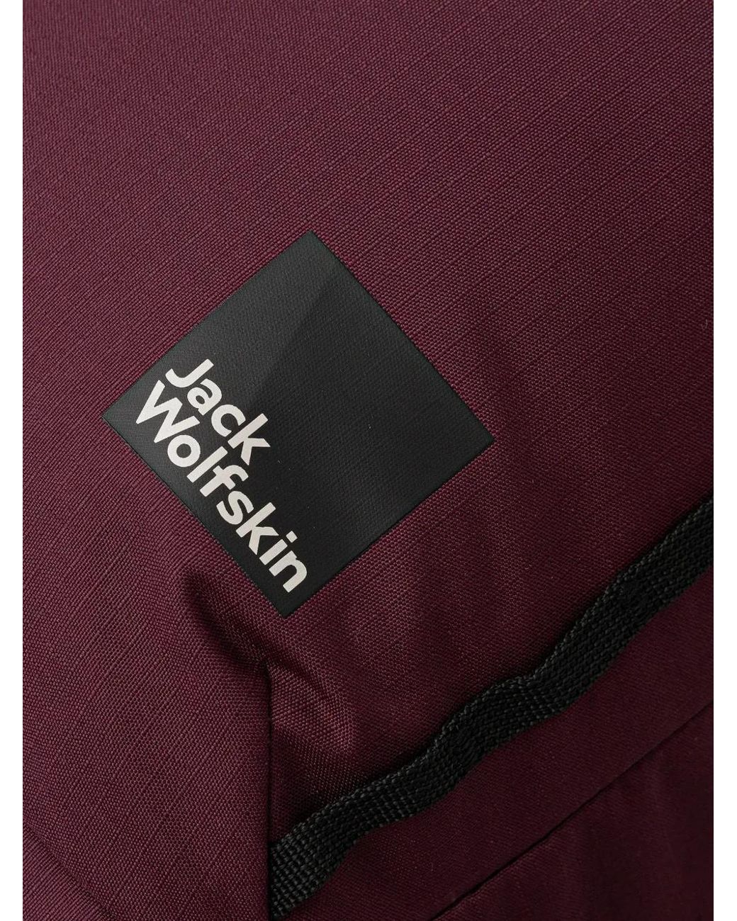 Jack Wolfskin Purple Terracade Logo-Patch Zip-Fastening Backpack
