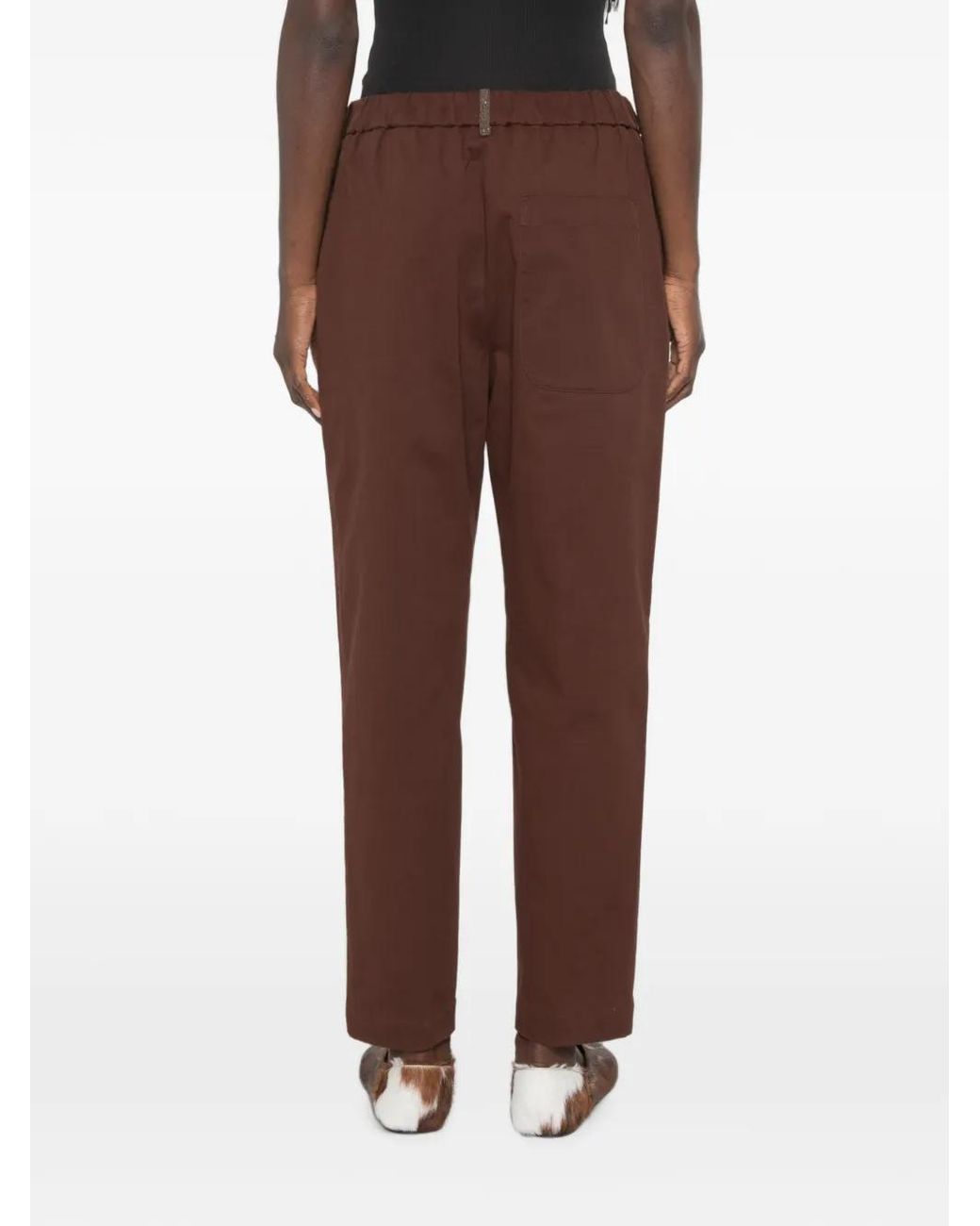 Fabiana Filippi Brown Pantalon