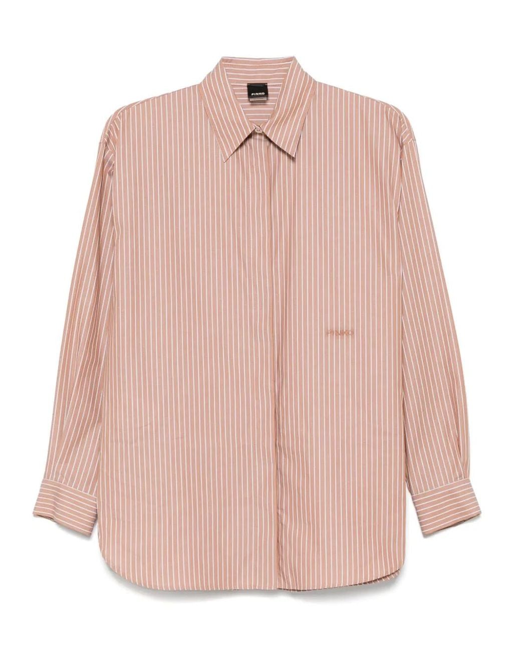 Pinko Pink Striped Shirt