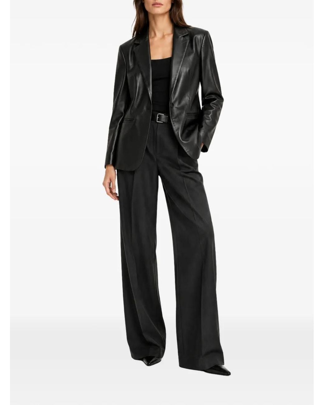 Semicouture Black Single-Breasted Jacket