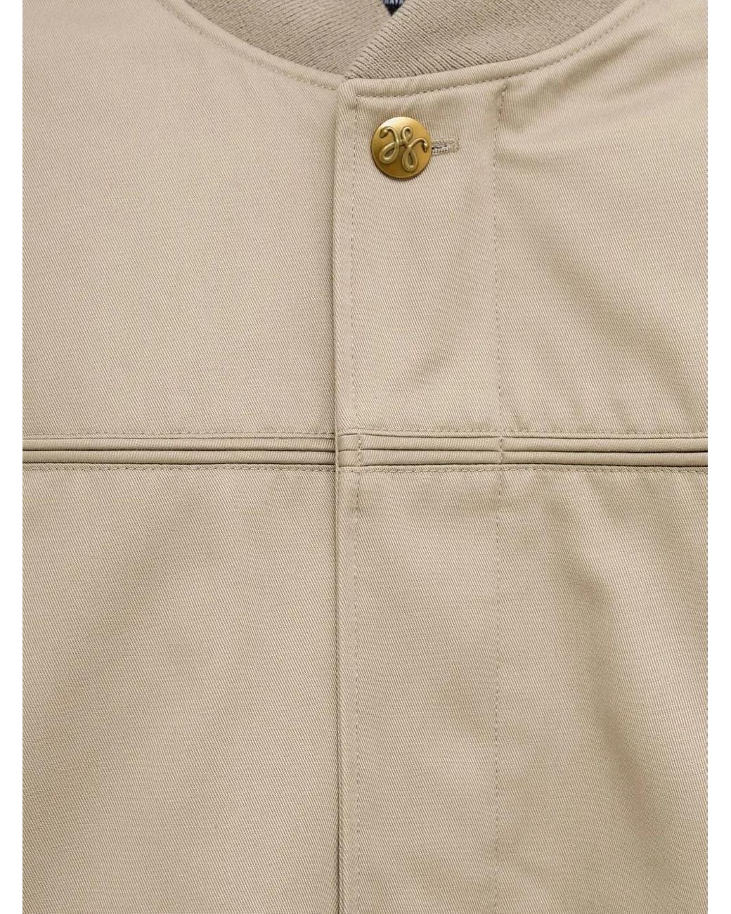 Willy Chavarria Natural Panelled Bomber Jacket for men
