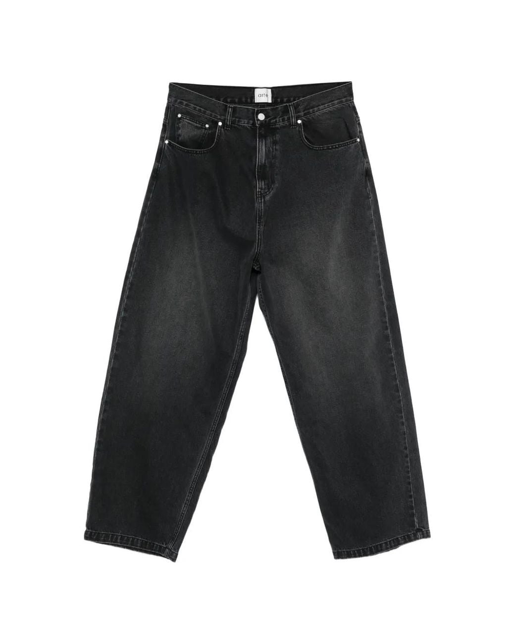 Arte' Gray Five Pockets Straight Trousers for men