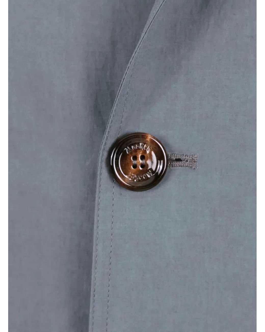 Moorer Blue Double-Breasted Coat for men