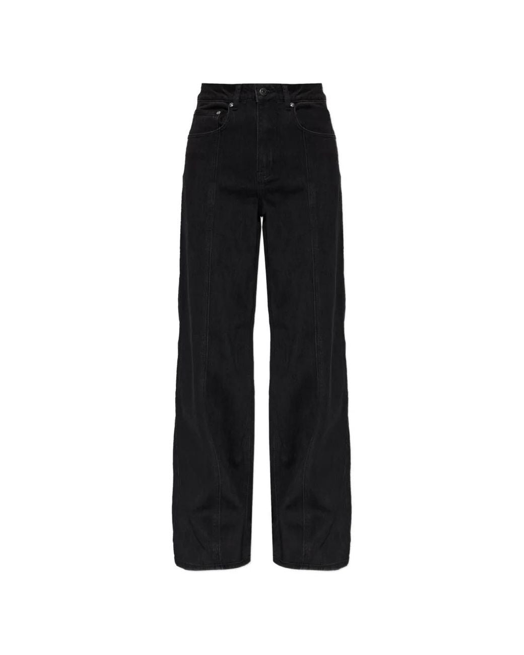 Gestuz Black Gznanetta Wide-Leg Jeans