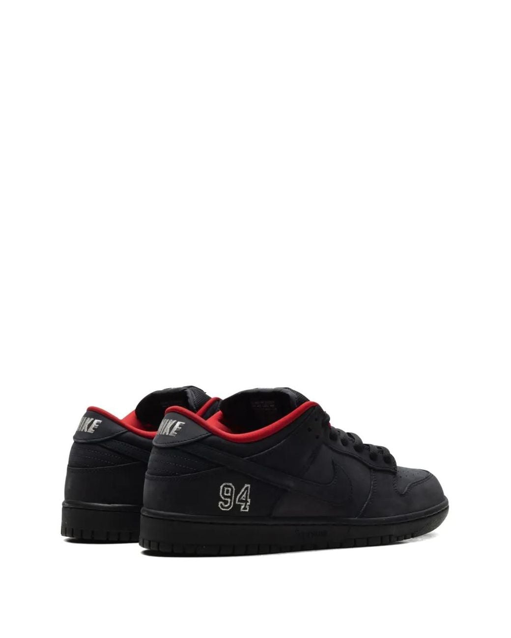 Nike Black Sb Dunk Low "Supreme for men