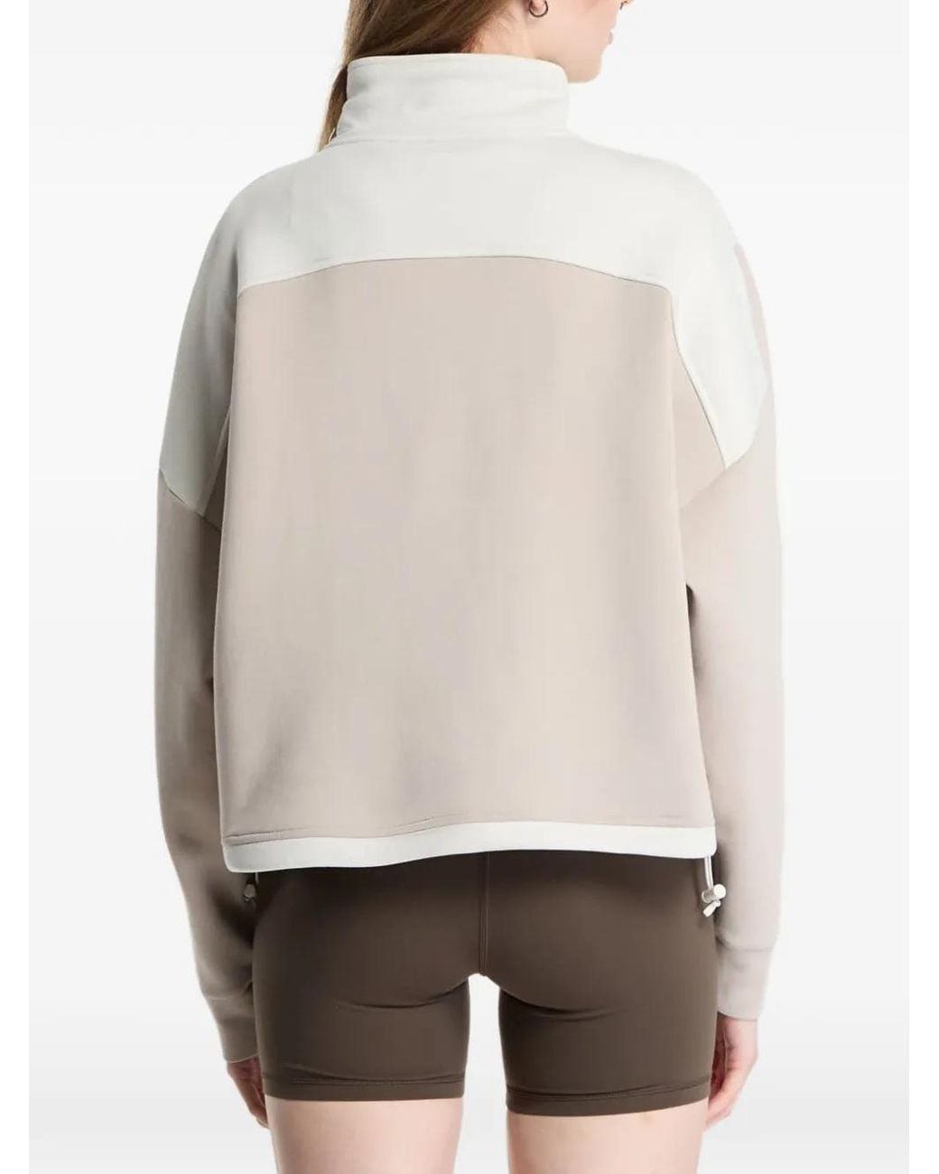 Under Armour White Unstoppable Fleece Half-Zip Sweater
