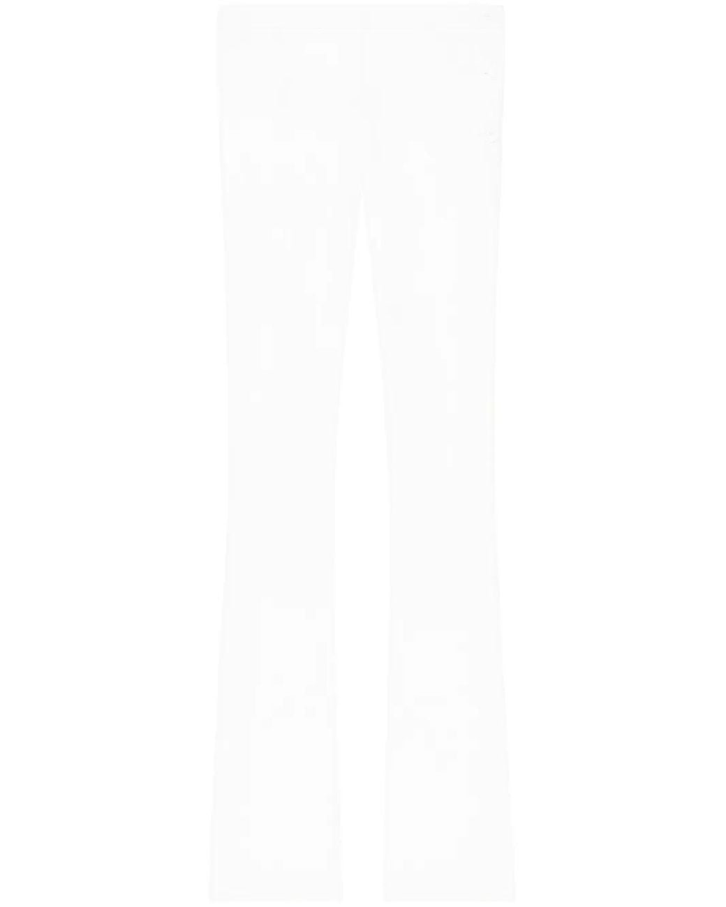 Courreges White Oblique Tailored Trousers