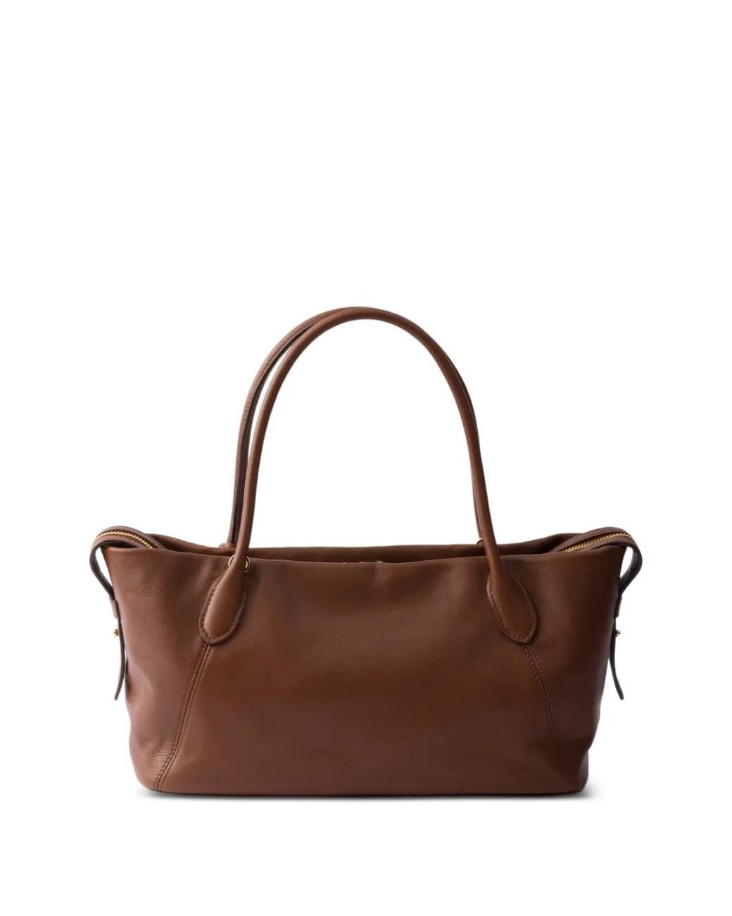 Prada Brown Großer Shopper