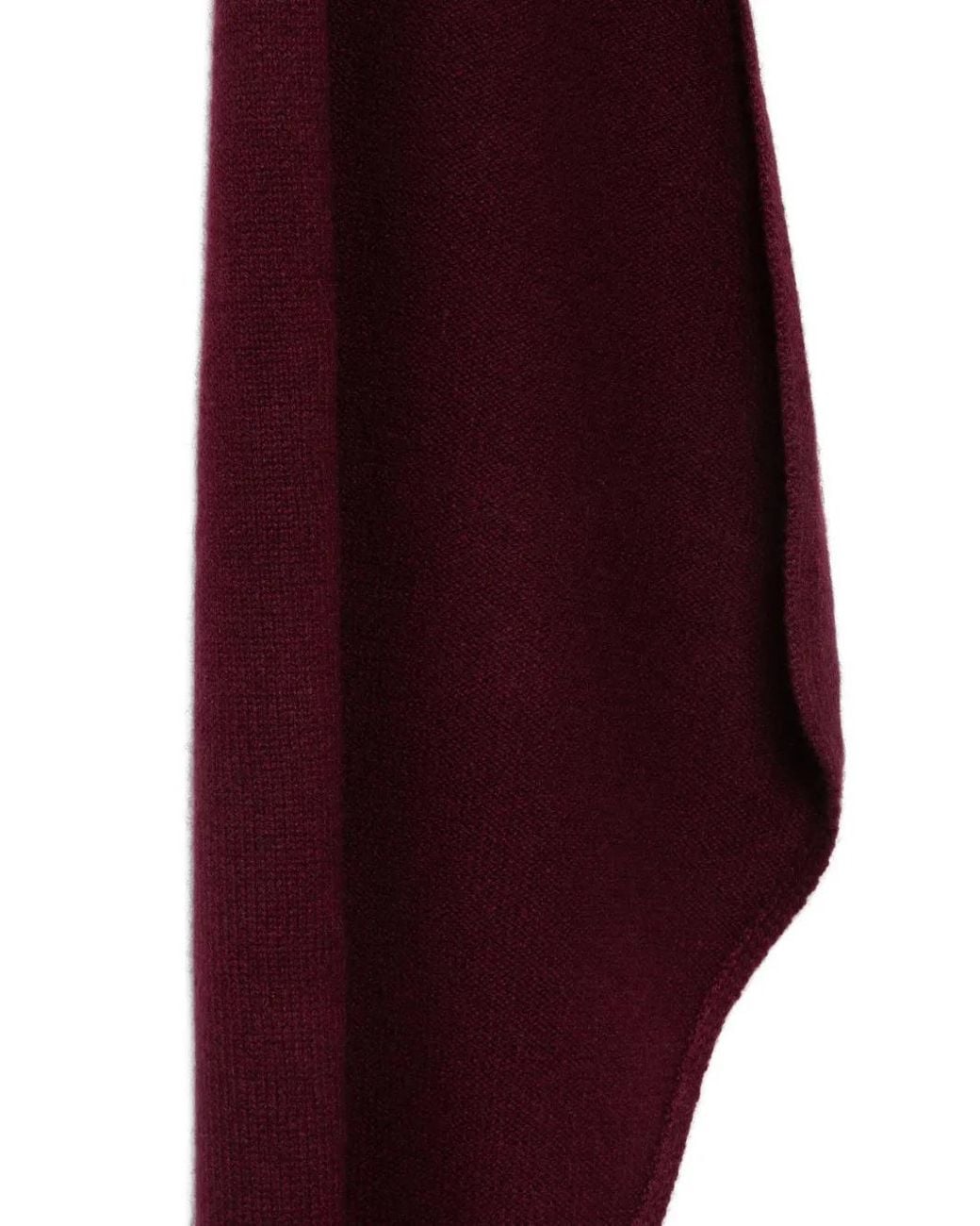 Be You Purple Triangular Knitted Scarf