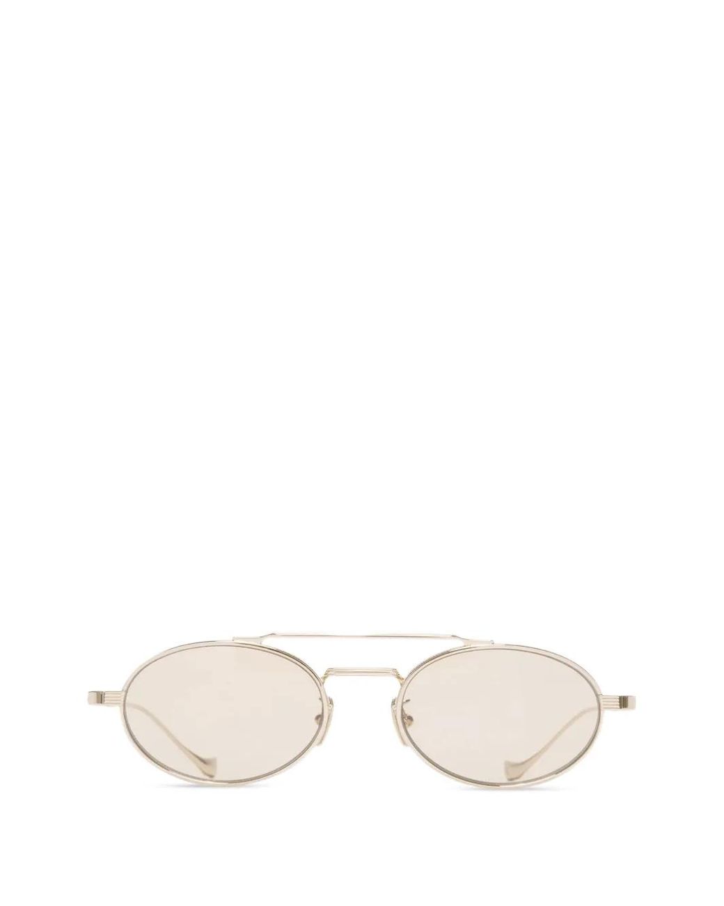 Cutler & Gross Natural Ladbroke 1427 Round-Frame Sunglasses