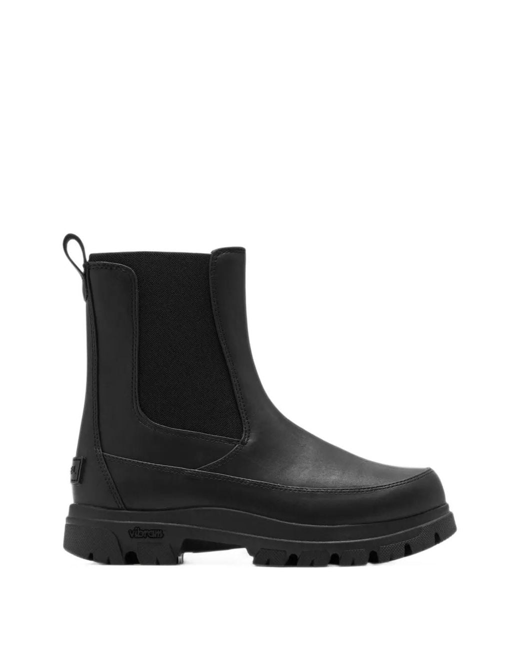 Sorel Black Daystorm Leather Chelsea Boots