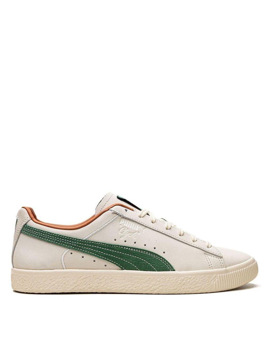 puma clyde white leather