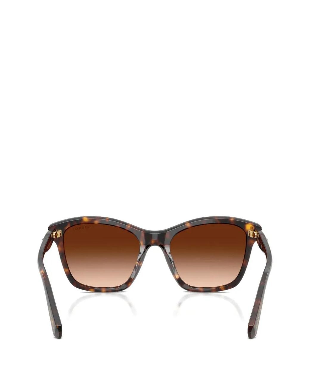 Swarovski Brown Crystal-Embellished Tortoiseshell-Effect Sunglasses
