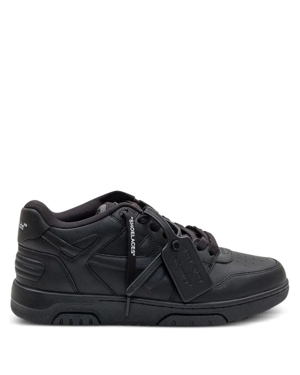 Off-White c/o Virgil Abloh Sneakers Out Of Office In Black Leather for men