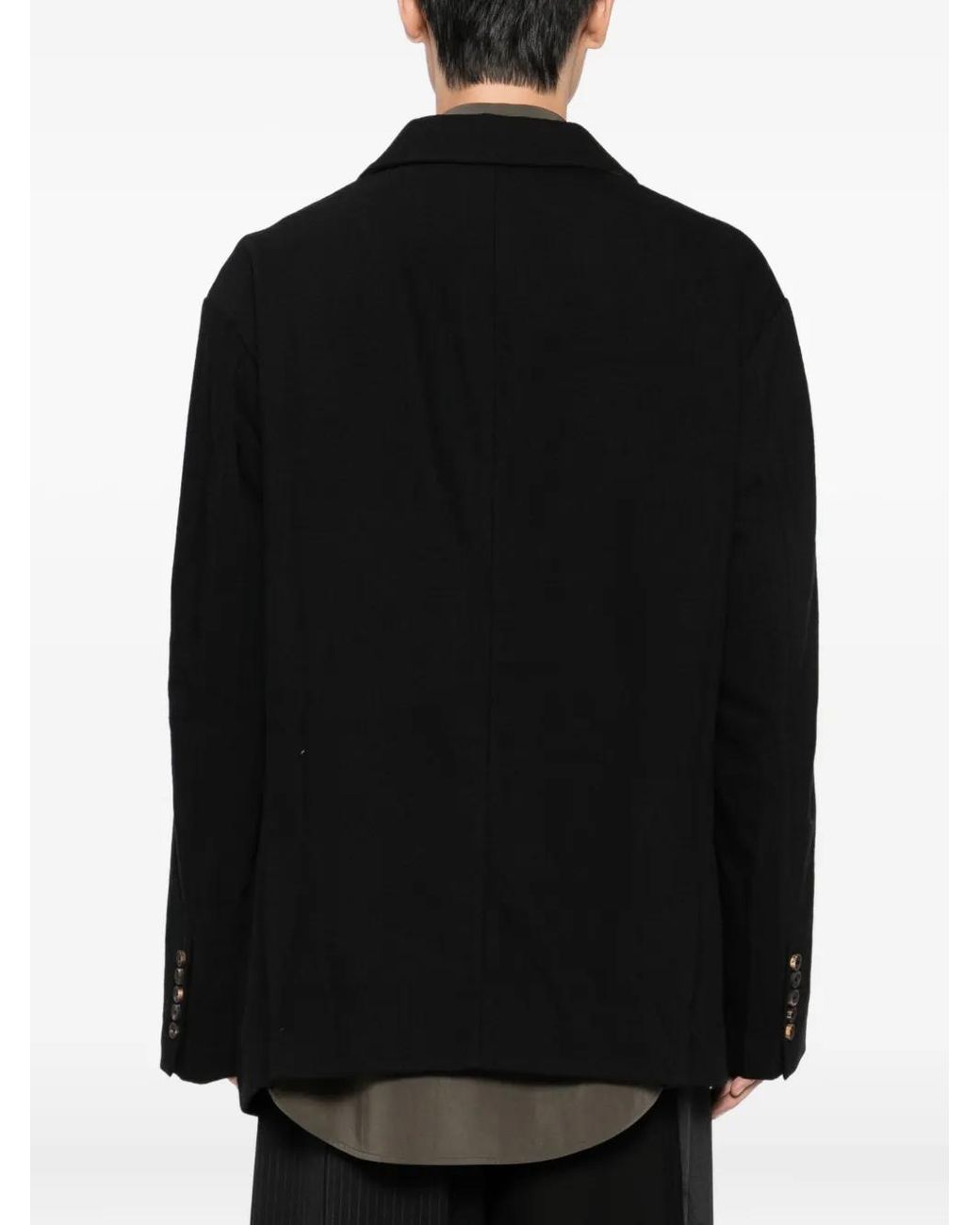 Blazer Monopetto di Ziggy Chen in Black da Uomo
