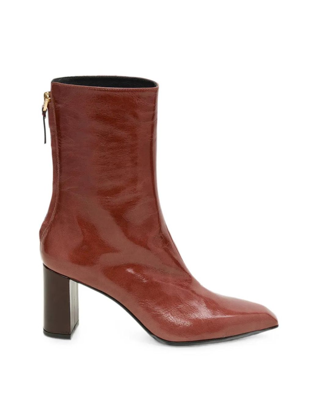 Dorothee Schumacher Brown Bottines Crackle Shine