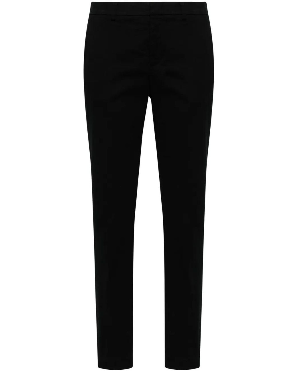 Aspesi Black Cropped Trousers