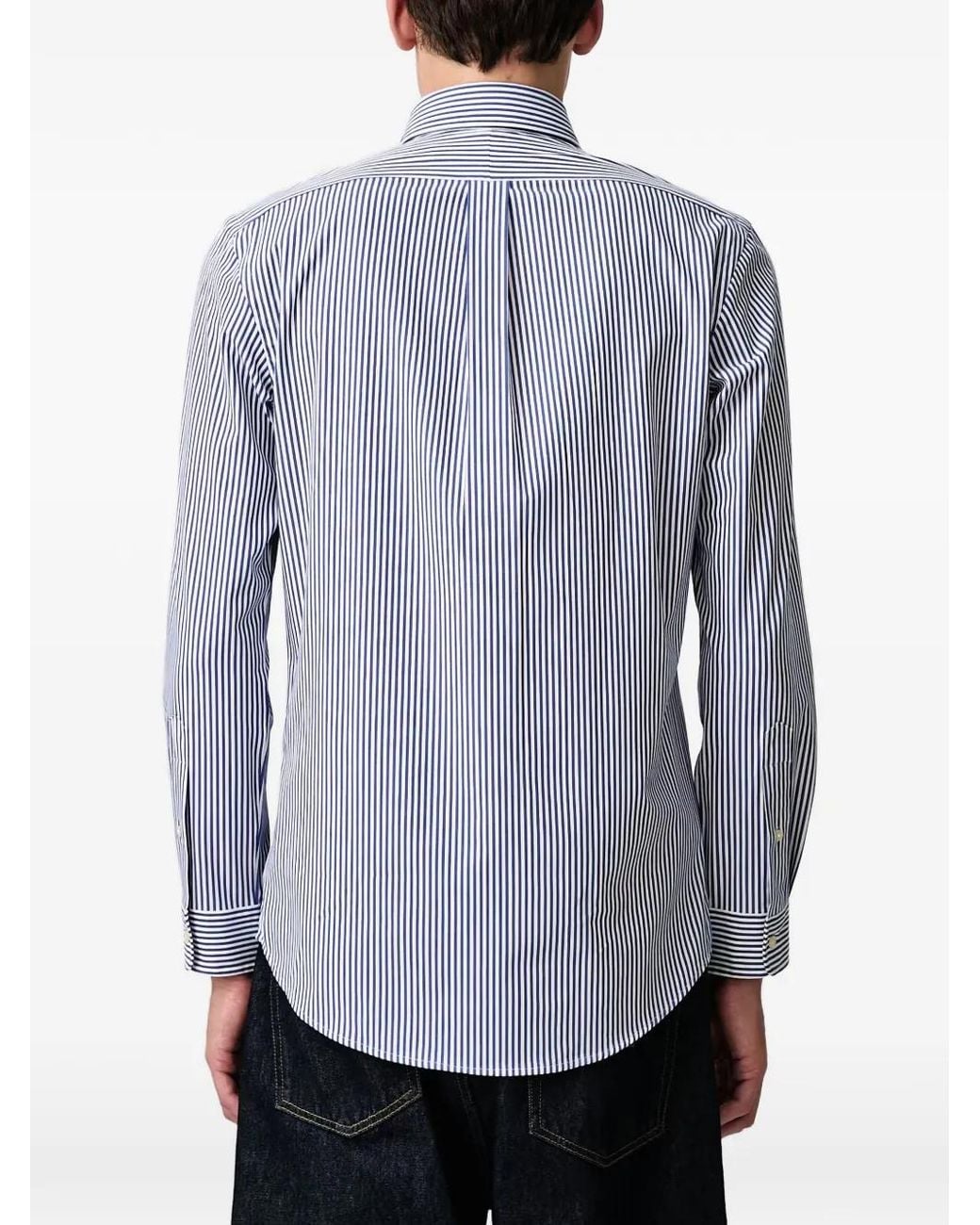 Polo Ralph Lauren Blue Striped Button-Down Shirt for men