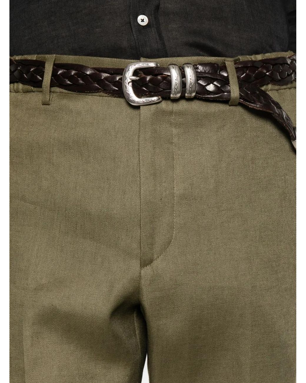 Tagliatore Green Tailored Trousers for men
