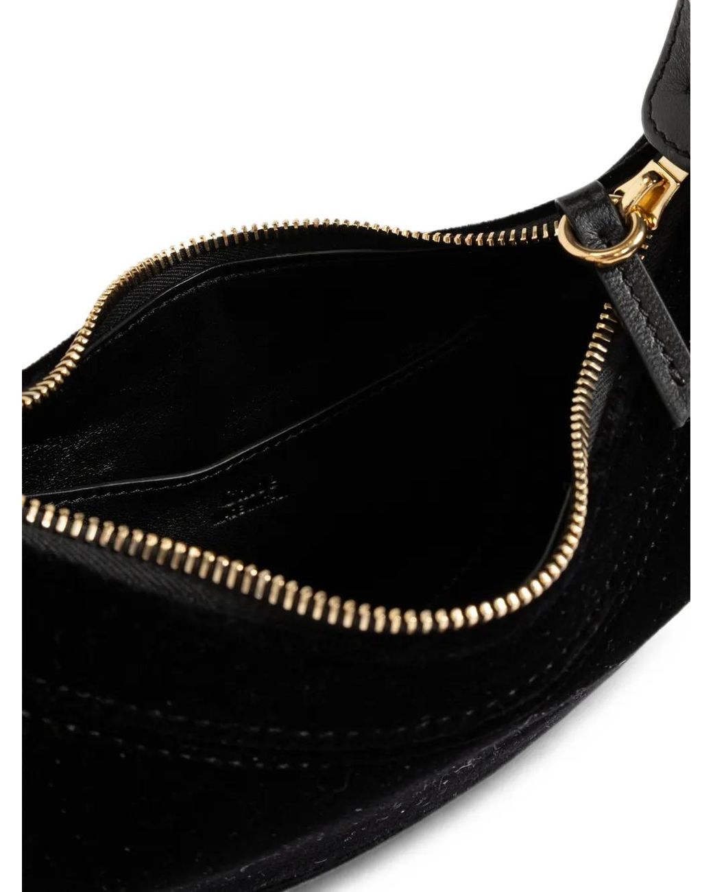 Chloé Black Small Horse Velvet Tote Bag