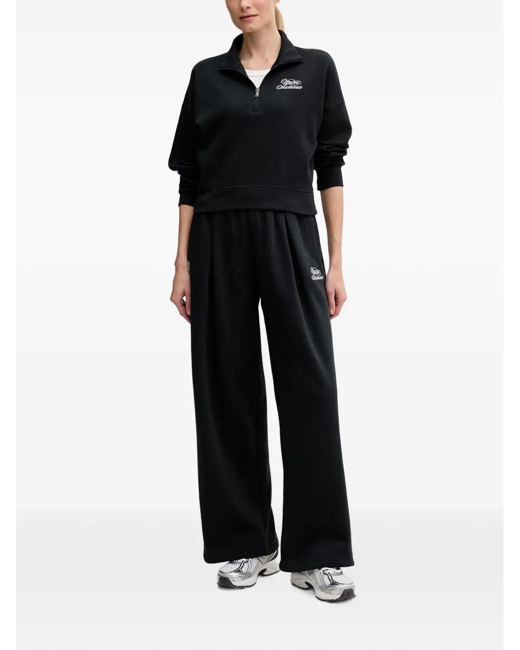 Under Armour Black Rival Script Fleece Sweatshirt