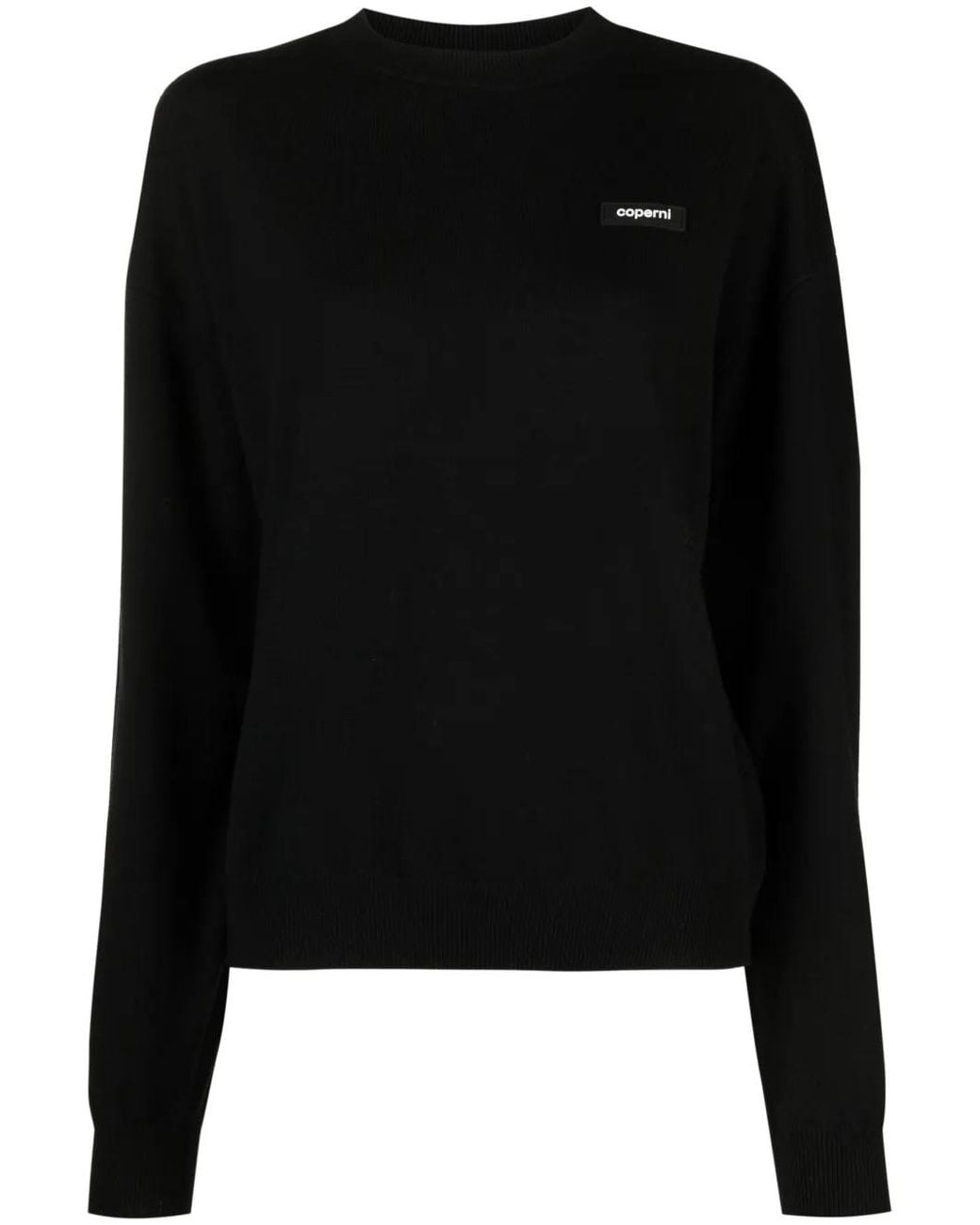 Jersey Con Logo Estampado Coperni de color Black