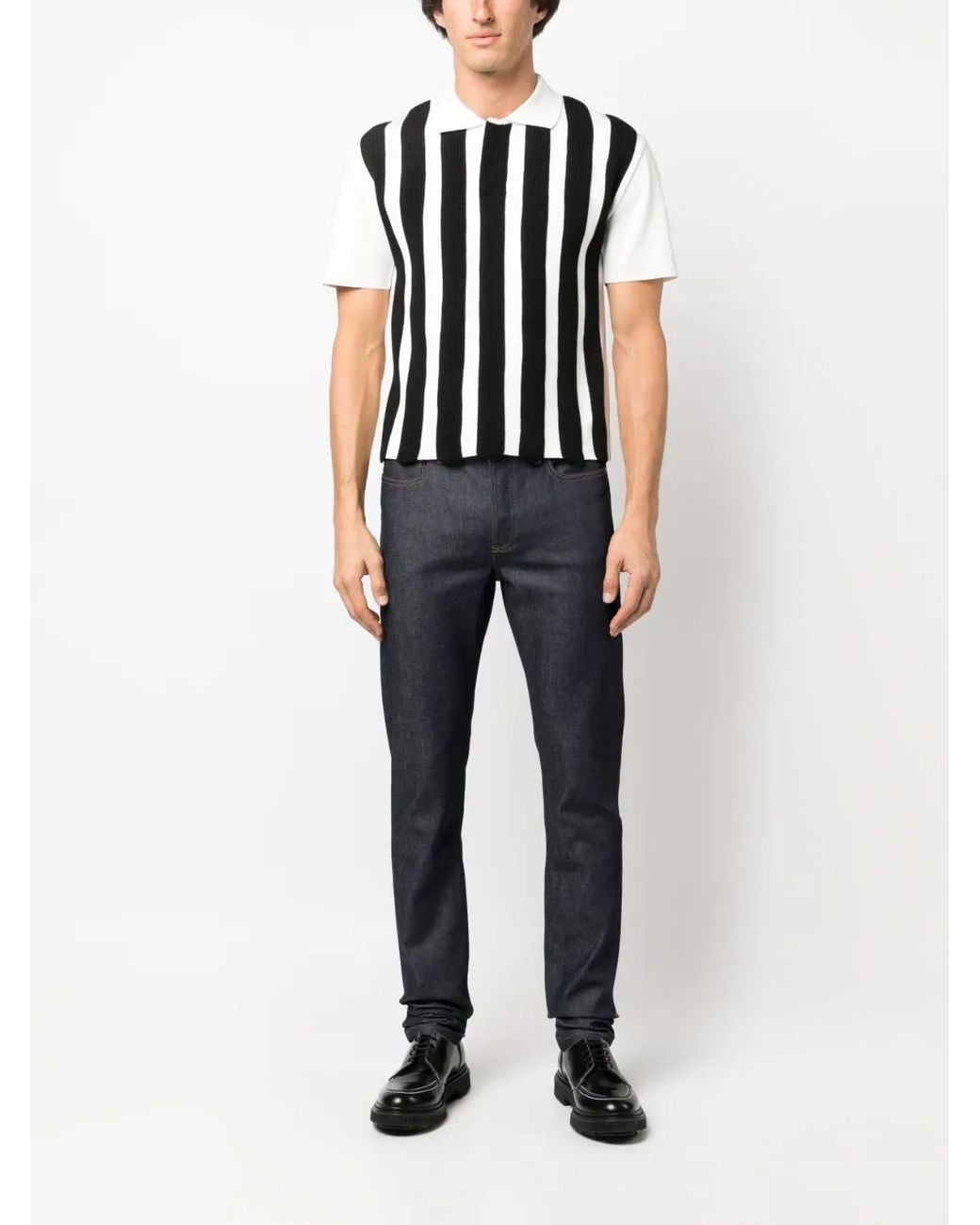 A.P.C. Blue Straight-Leg Jeans for men