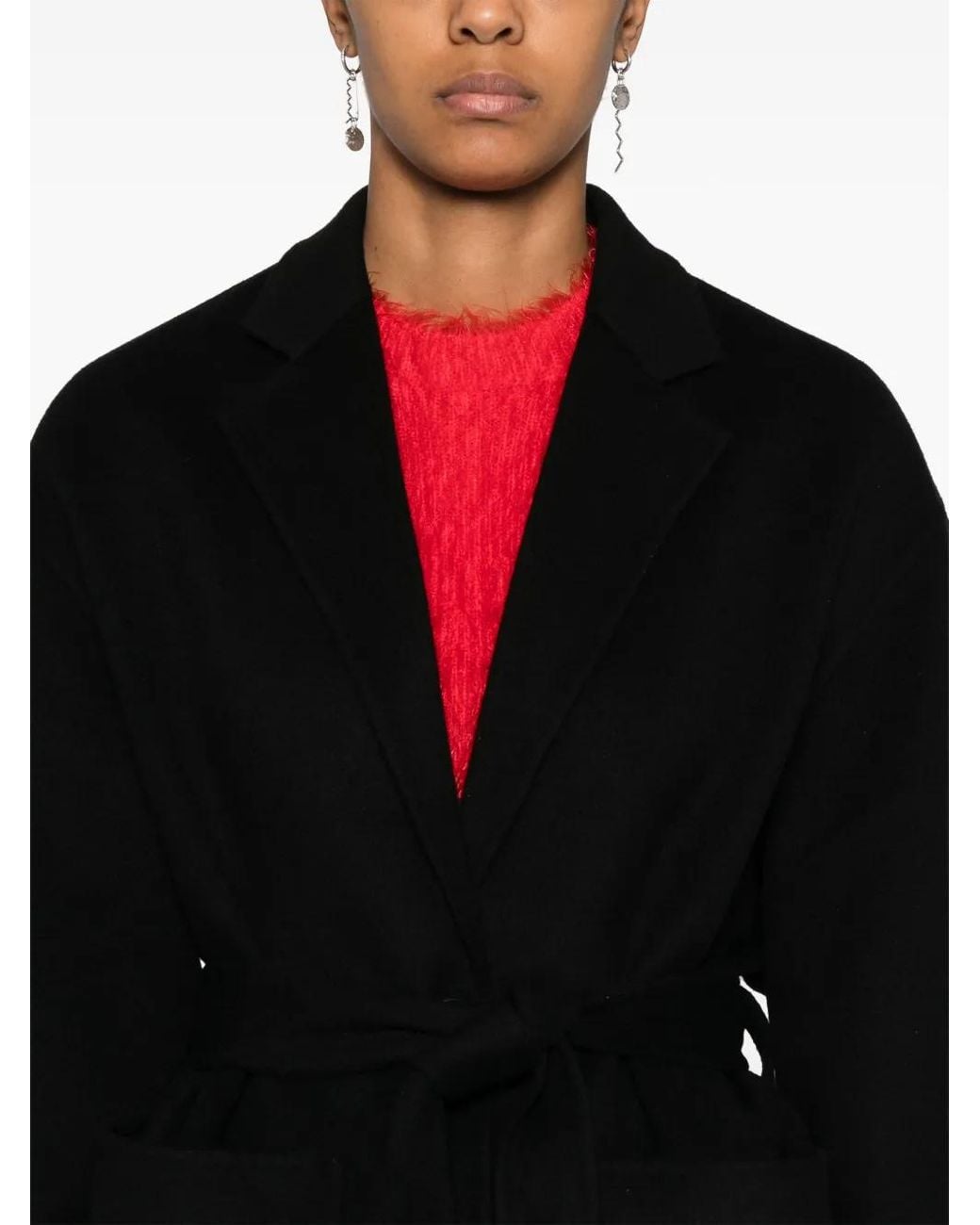 KENZO Black Wool Cashmere Blend Jacket