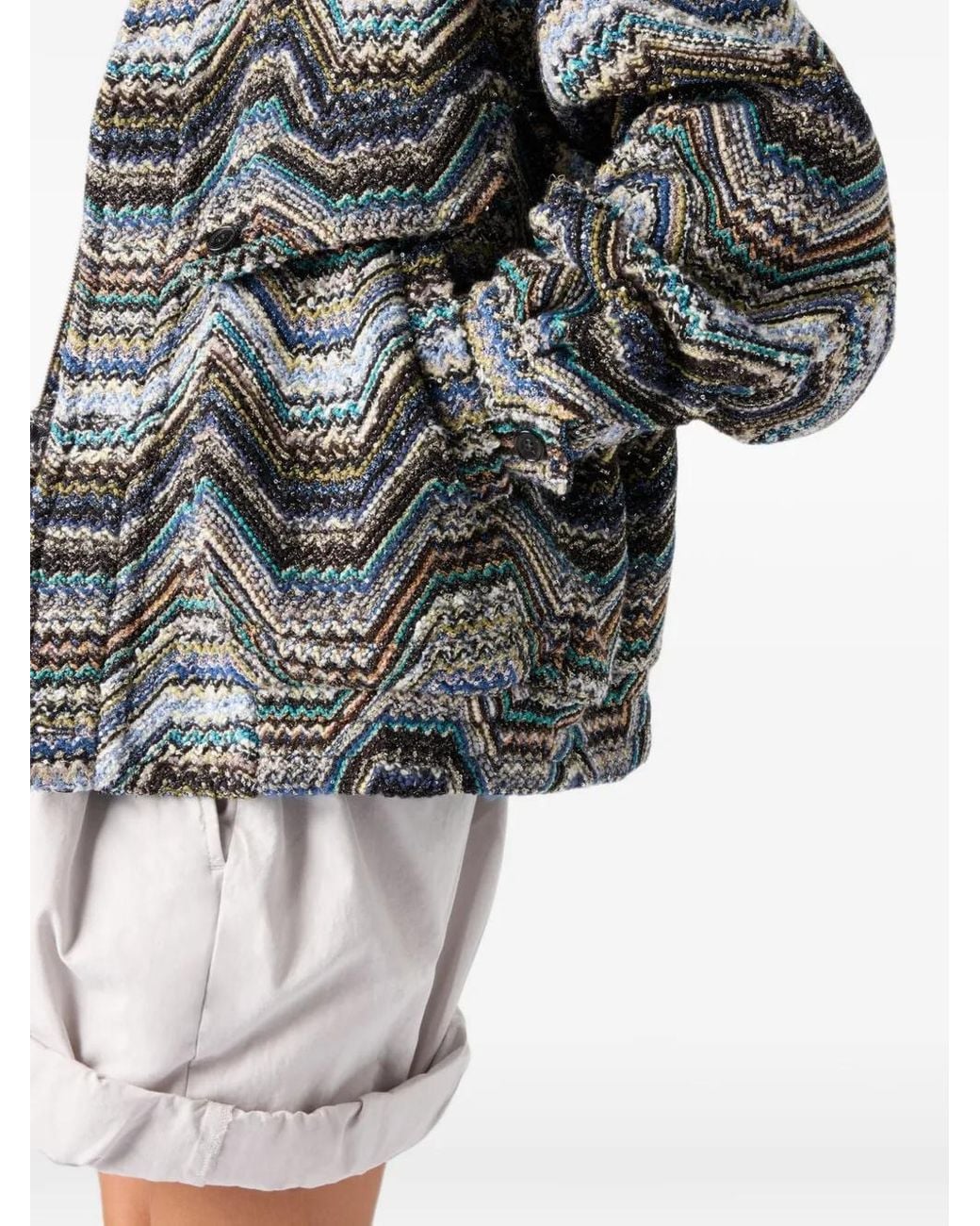 Missoni Black Zigzag-Pattern Jacket