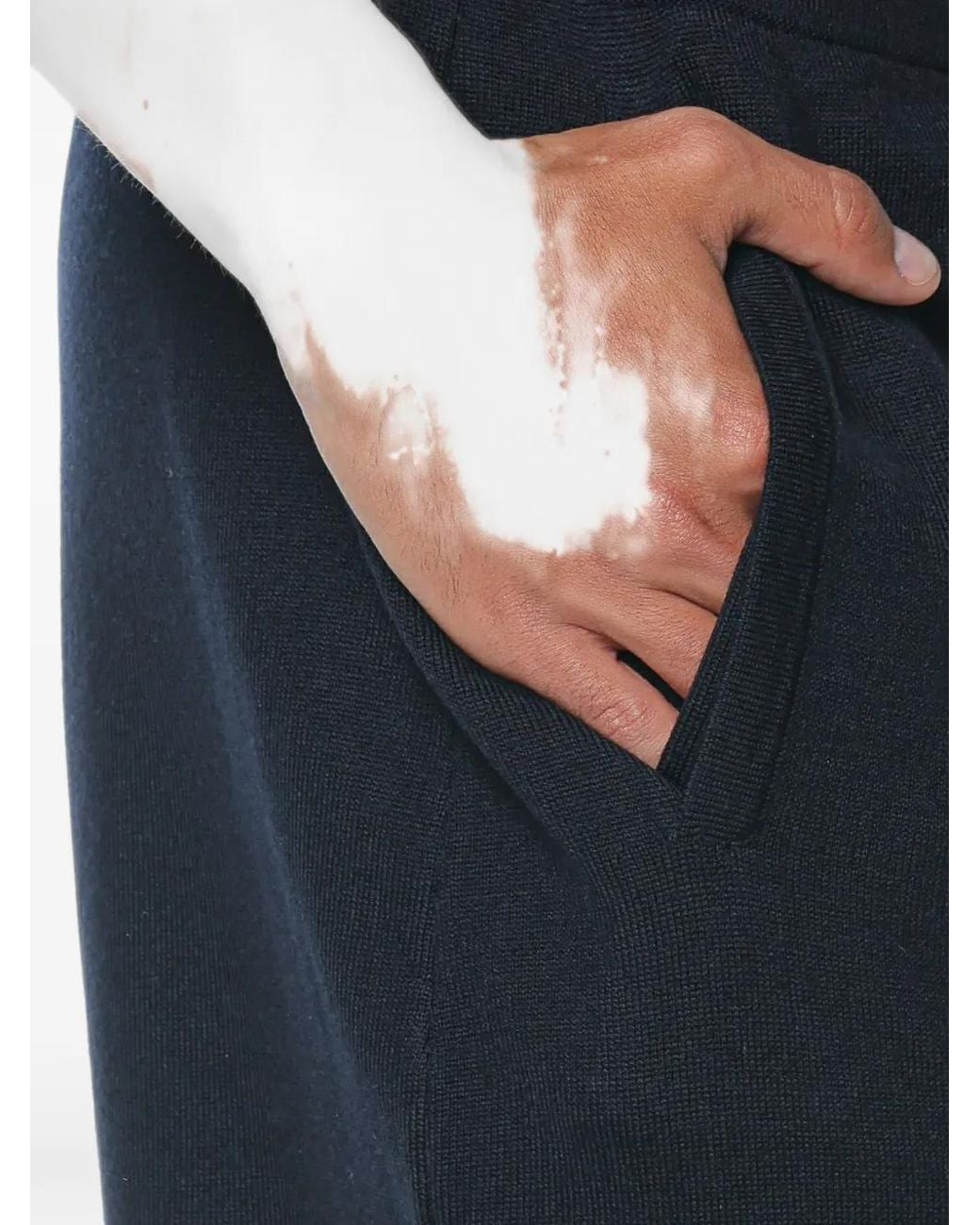 ARMANI EXCHANGE Blue Drawstring-Waist Track Pants for men