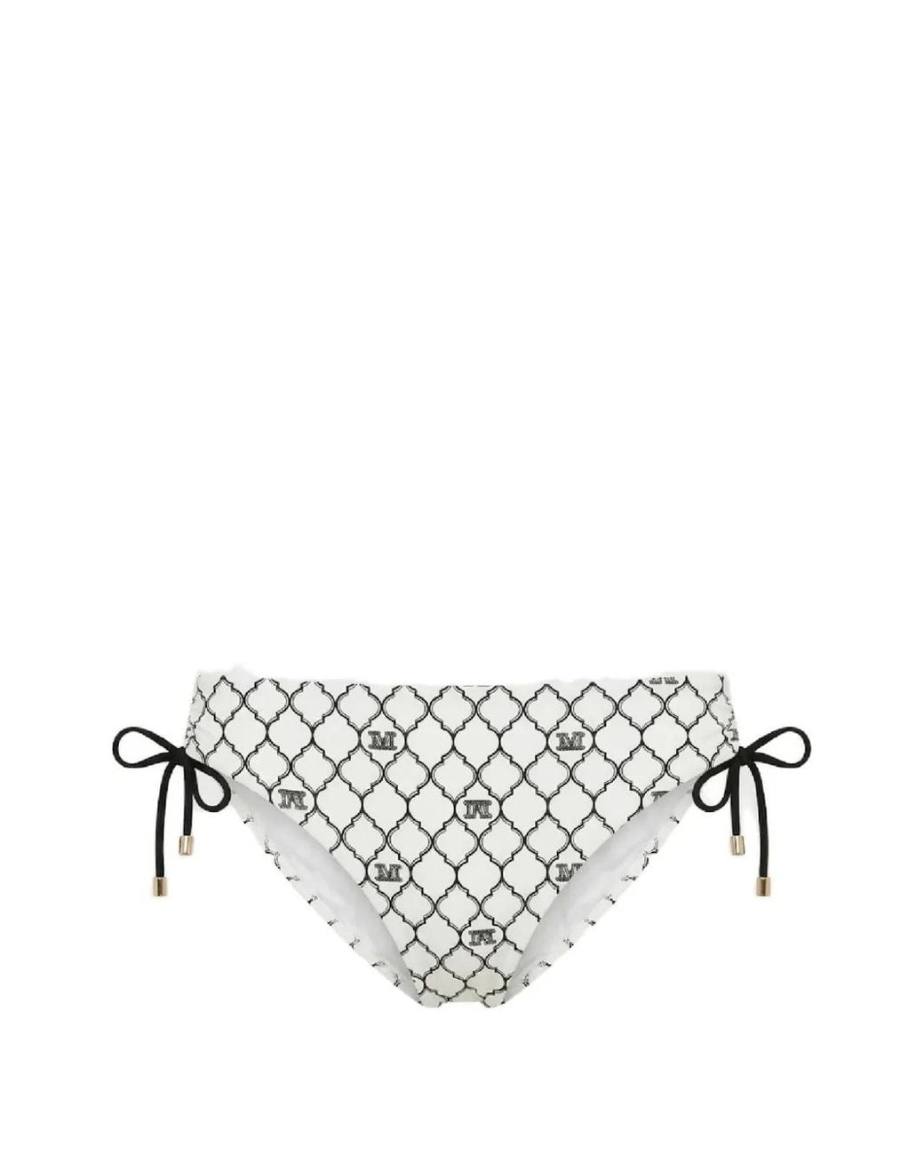 Max Mara White Sibilla Bikini Bottoms