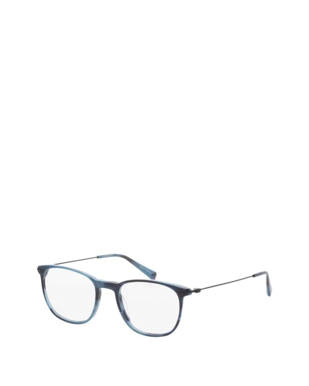 Tumi Blue Square-Frame Glasses for men