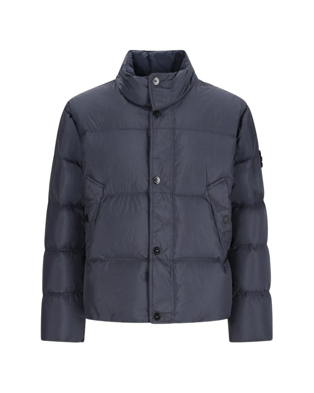 Stone Island Blue 4100109 Crinkle Reps Ny Jacket for men