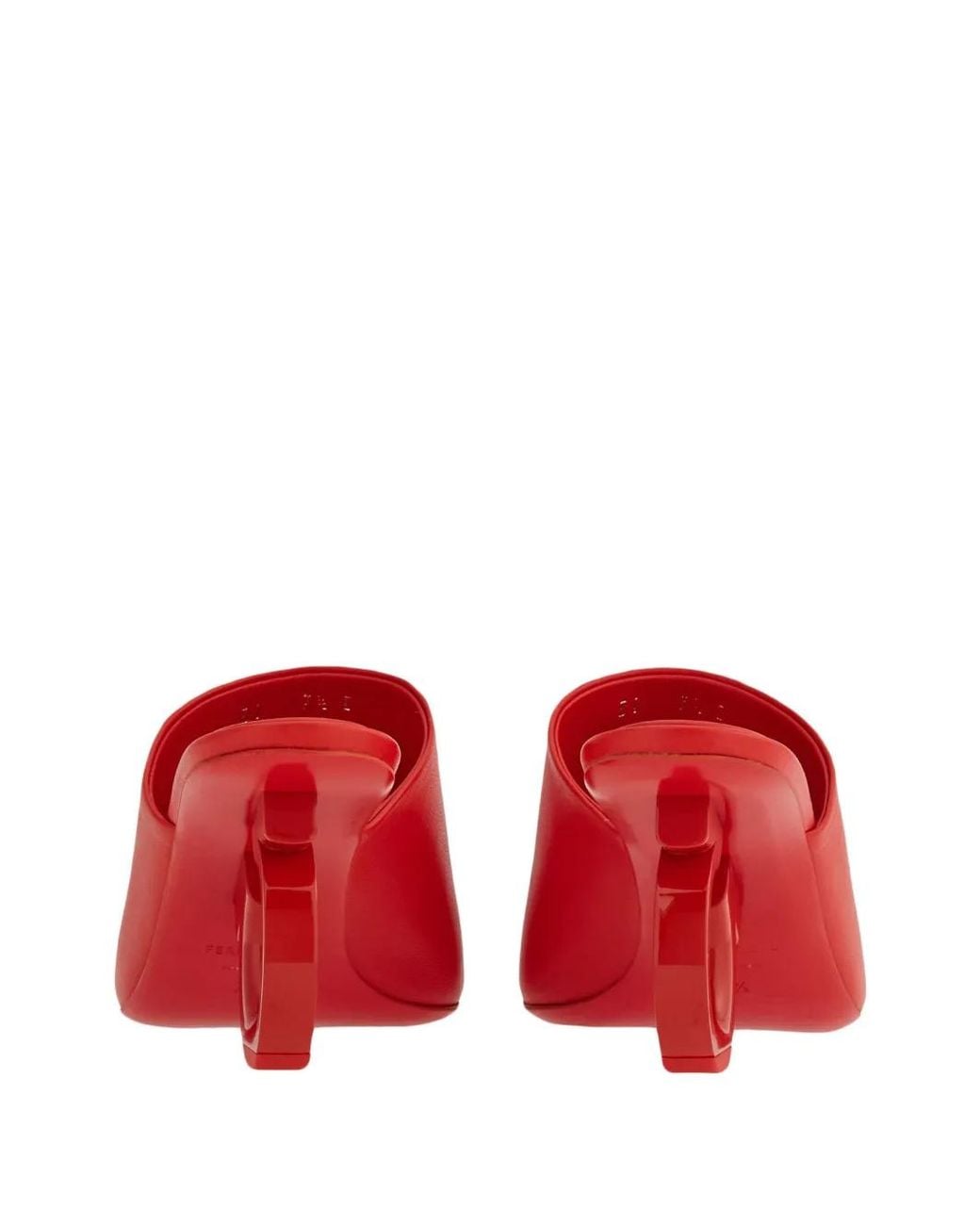 Ferragamo Red Astro Sandals