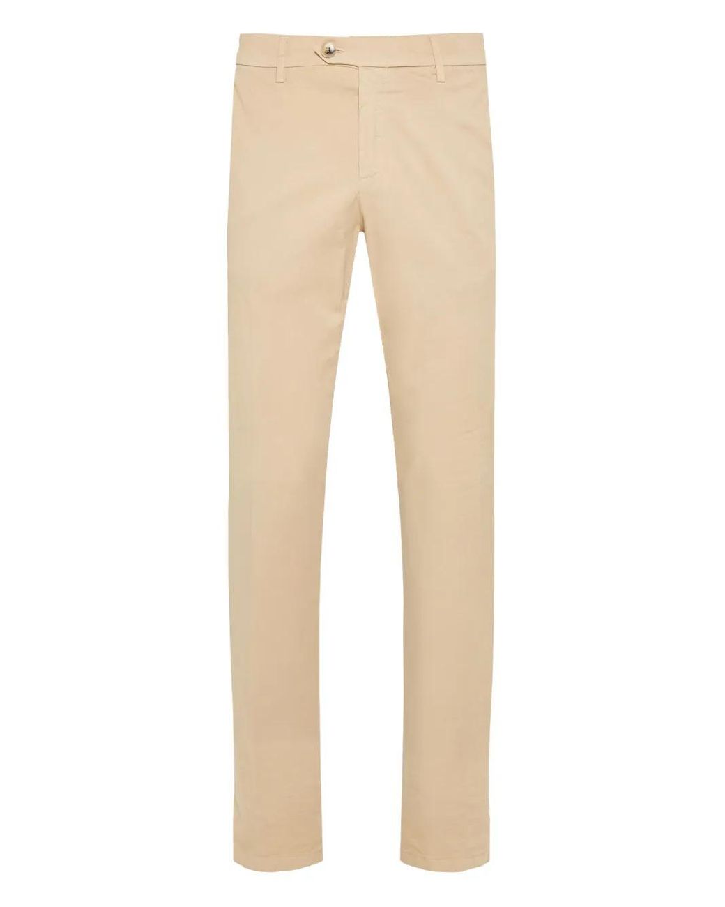 Canali Natural Belt-Loops Trousers for men