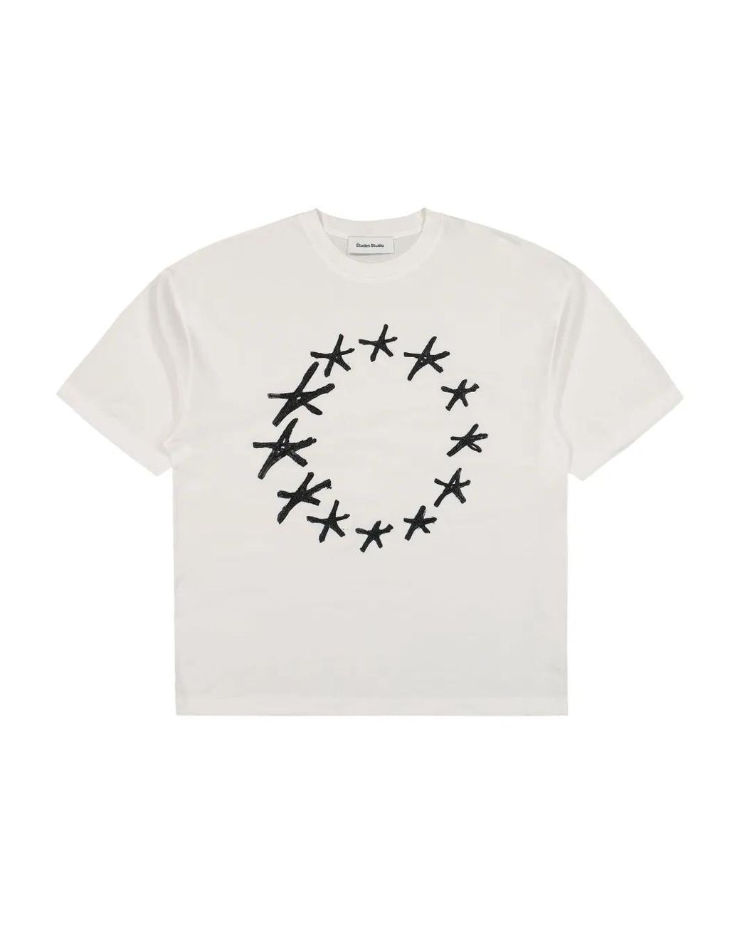 Etudes Studio Gray Cotton T-Shirt for men