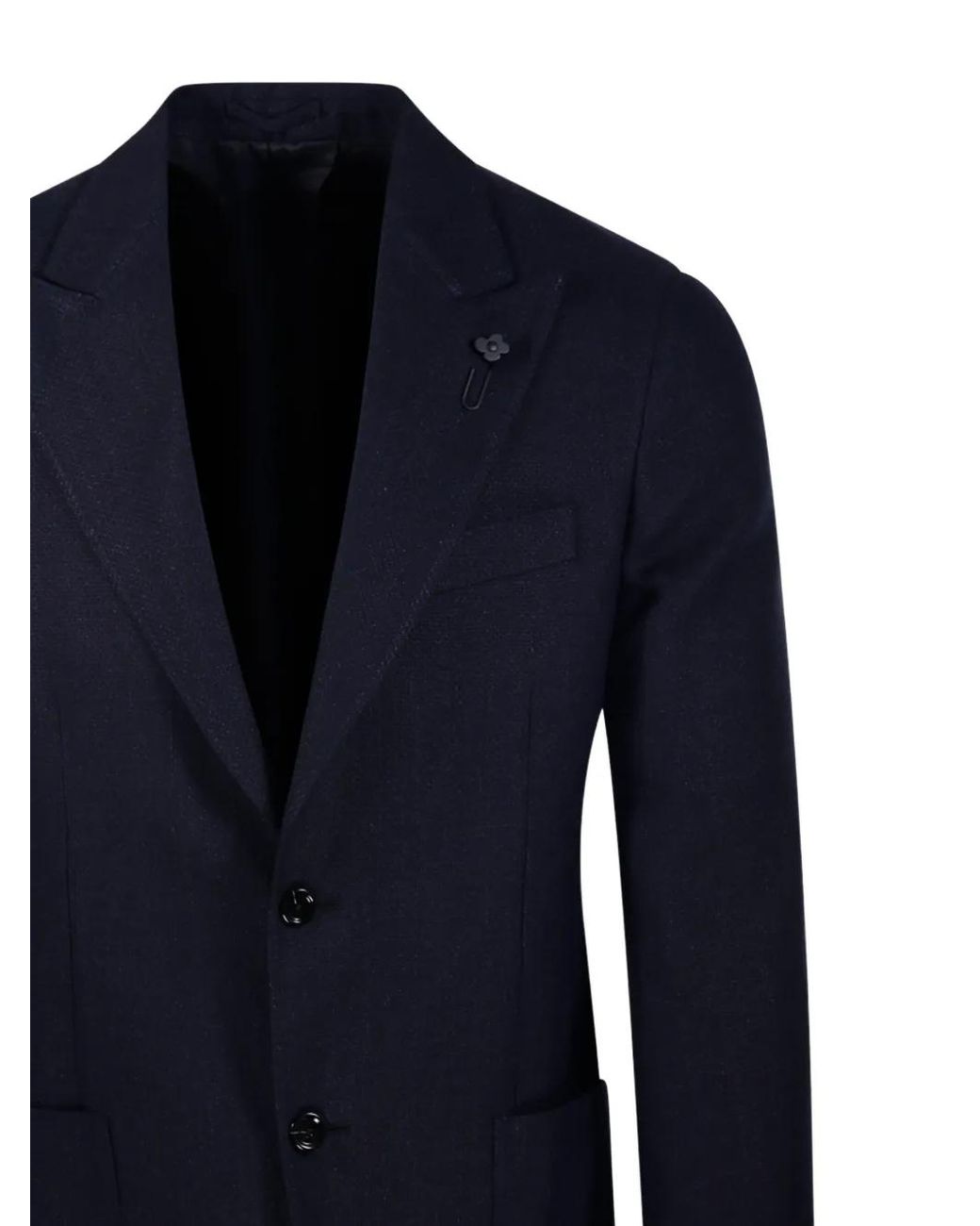 Lardini Blue Single-Breasted Blazer for men