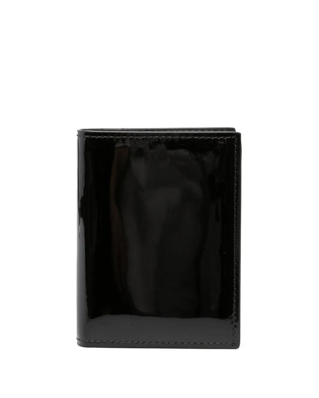 Comme des Garçons Black Polka-Dot Leather Wallet