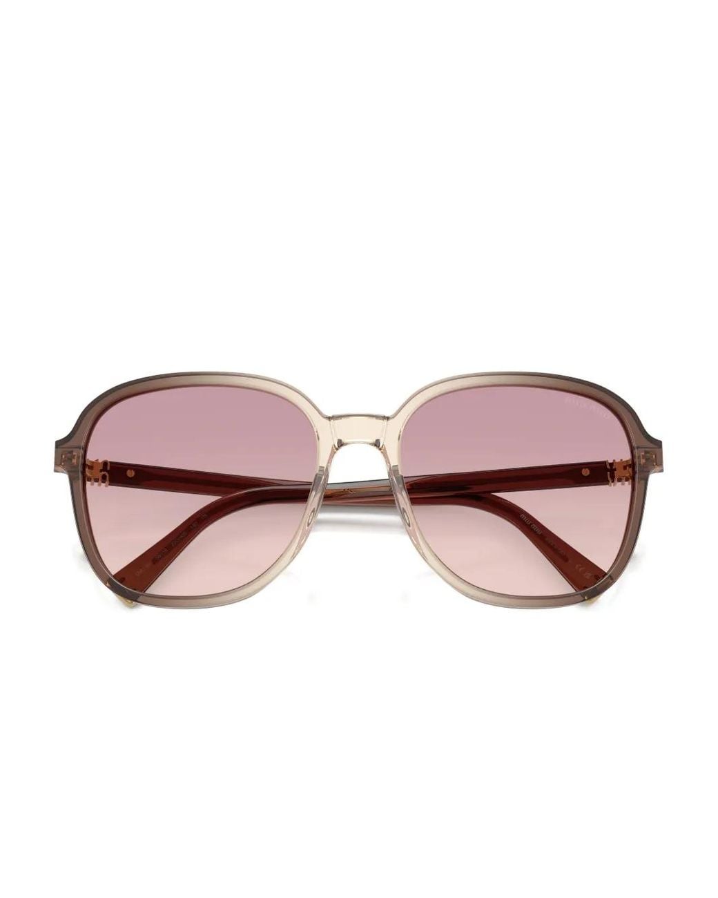Miu Miu Pink Gradient Sunglasses