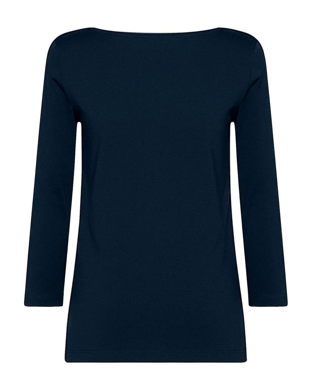 Wolford Blue Long-Sleeved Cordoba Top