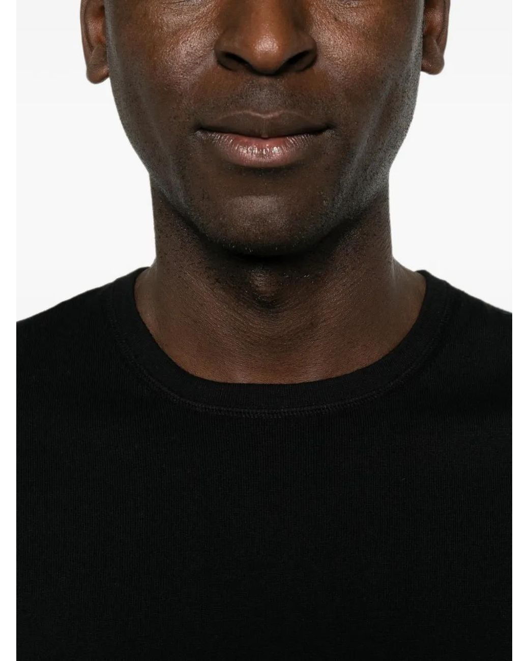 Bompard Black Crew-Neck T-Shirt for men