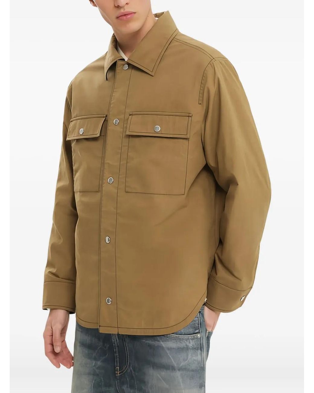 1989 STUDIO Natural Pocket-Detail Jacket for men
