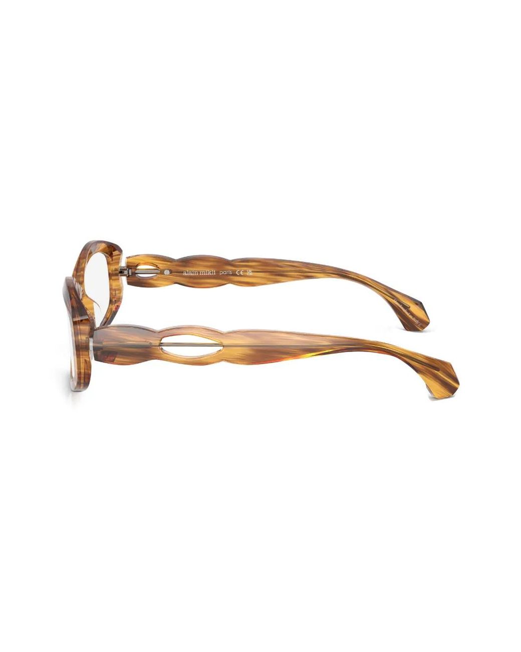 Alain Mikli Brown Rectangle-Frame Sunglasses