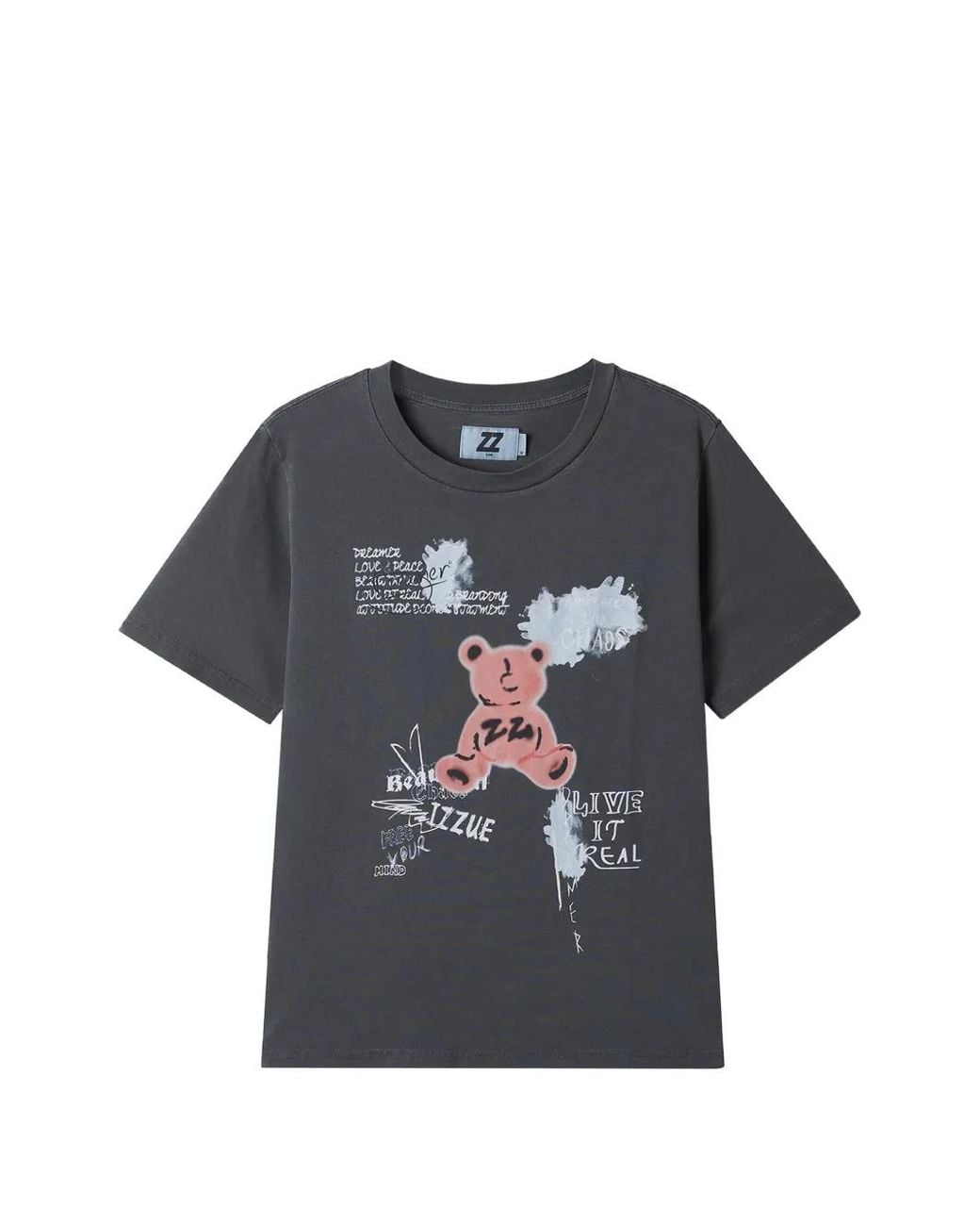 Izzue Gray Graphic T-Shirt