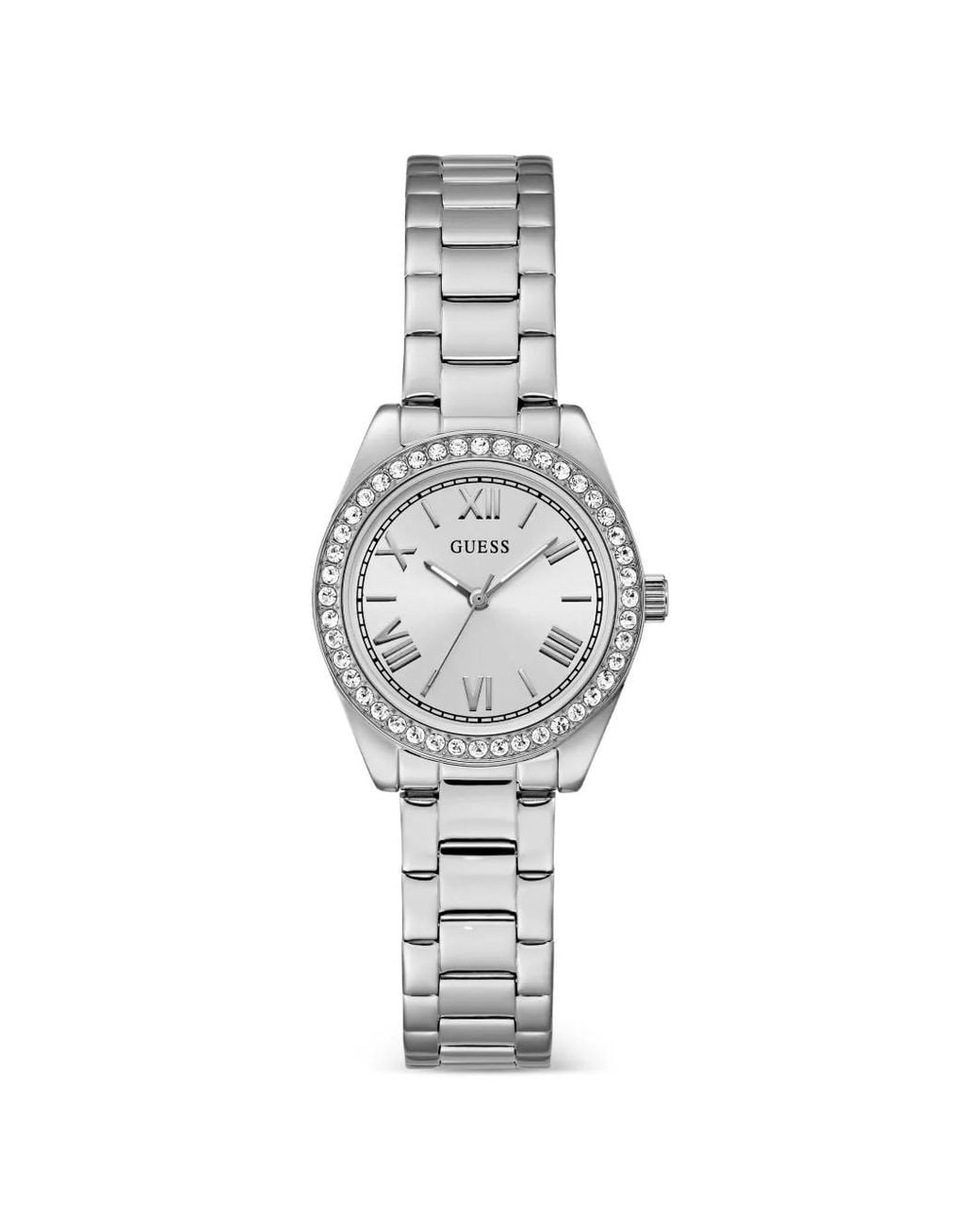 Guess White Mini Luna 30Mm Watch