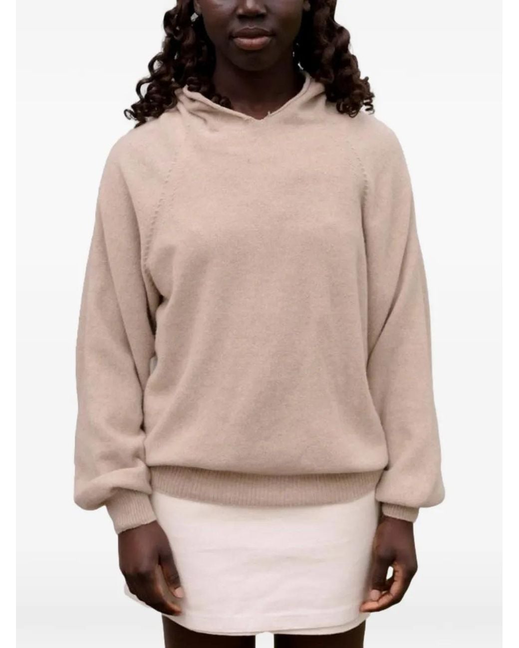 Baserange Natural Soar Merino Wool Hooded