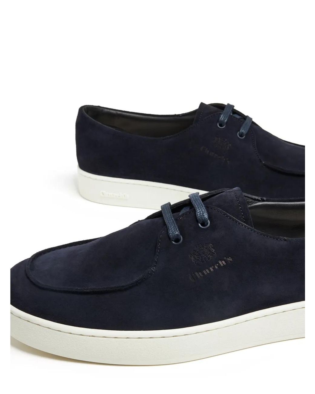 Church's Blue Longsight 2 Suede Sneakers for men