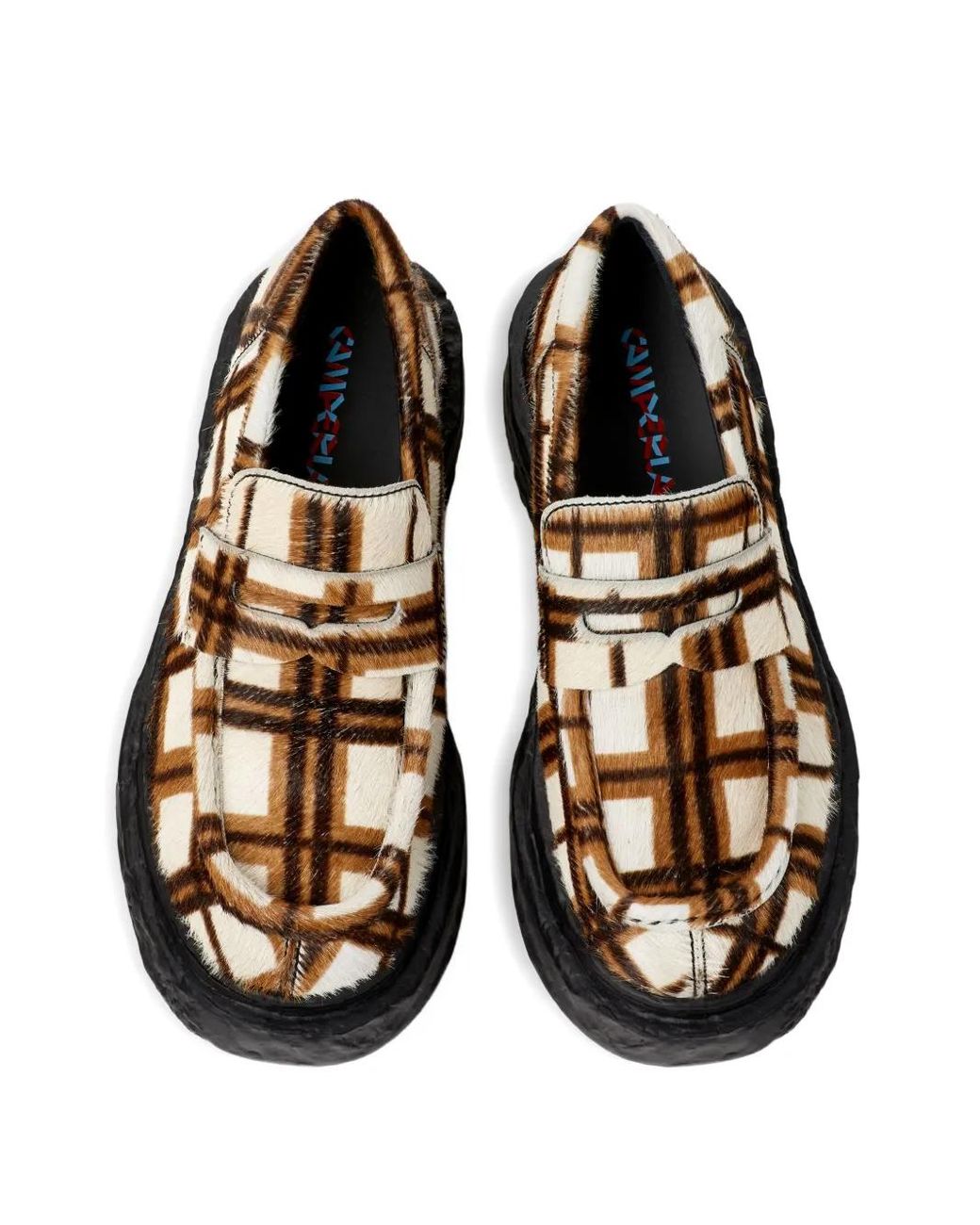 CAMPERLAB Brown Karierte Vamonos Loafer
