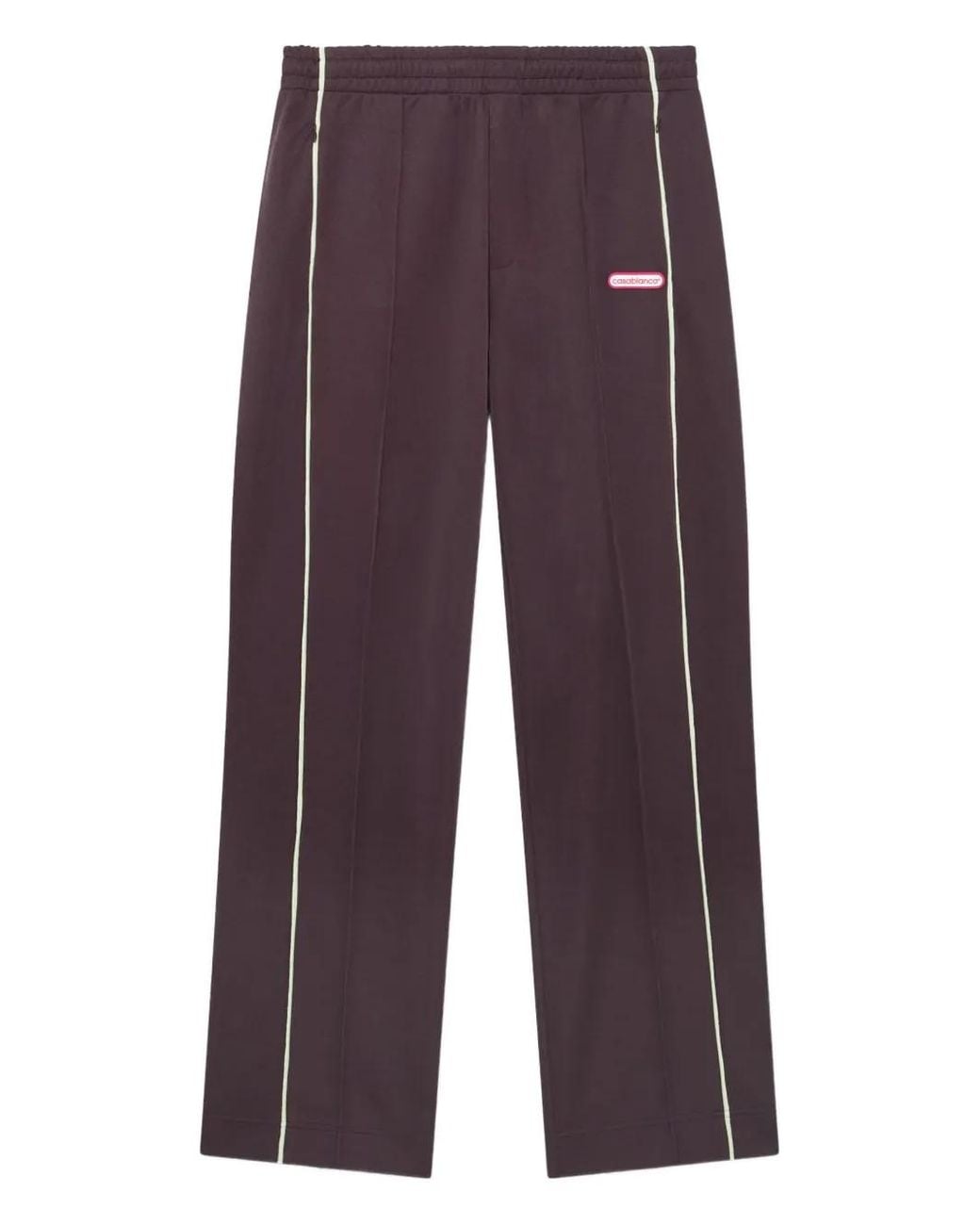 Casablanca Purple Side-Stripe Track Pants for men